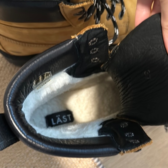 Tan Suede High-Top Boots - Picture 8 of 10